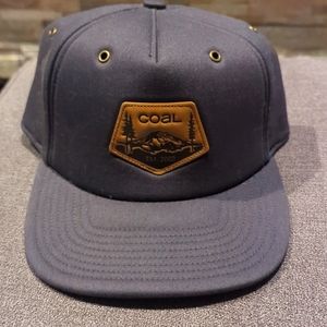 Coal foam snapback hat